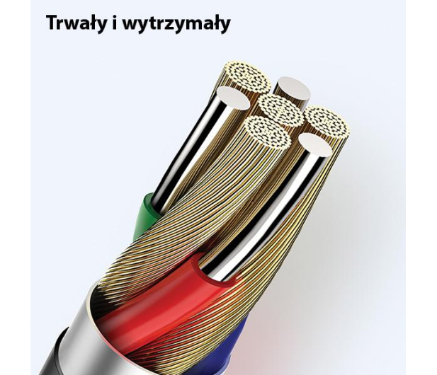 USAMS Kabel U35 microUSB 2A Fast Charge 1m czarny SJ365USB01 - 1569023 - zdjęcie 3